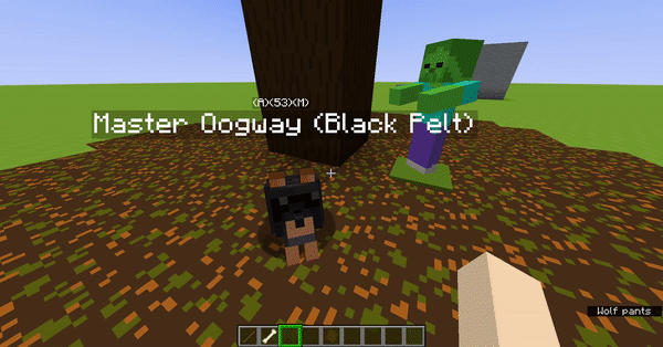 Black Pelt Doggie one-shot a Zombie