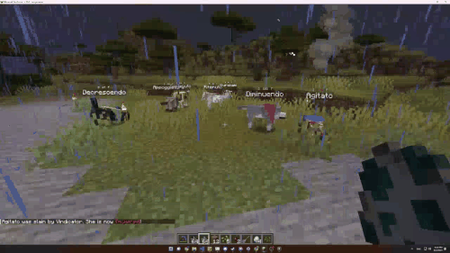 2 Dogs decimating a Vindicator using Bows and Tridents 2 Dogs decimating a Vindicator using Bows and Tridents