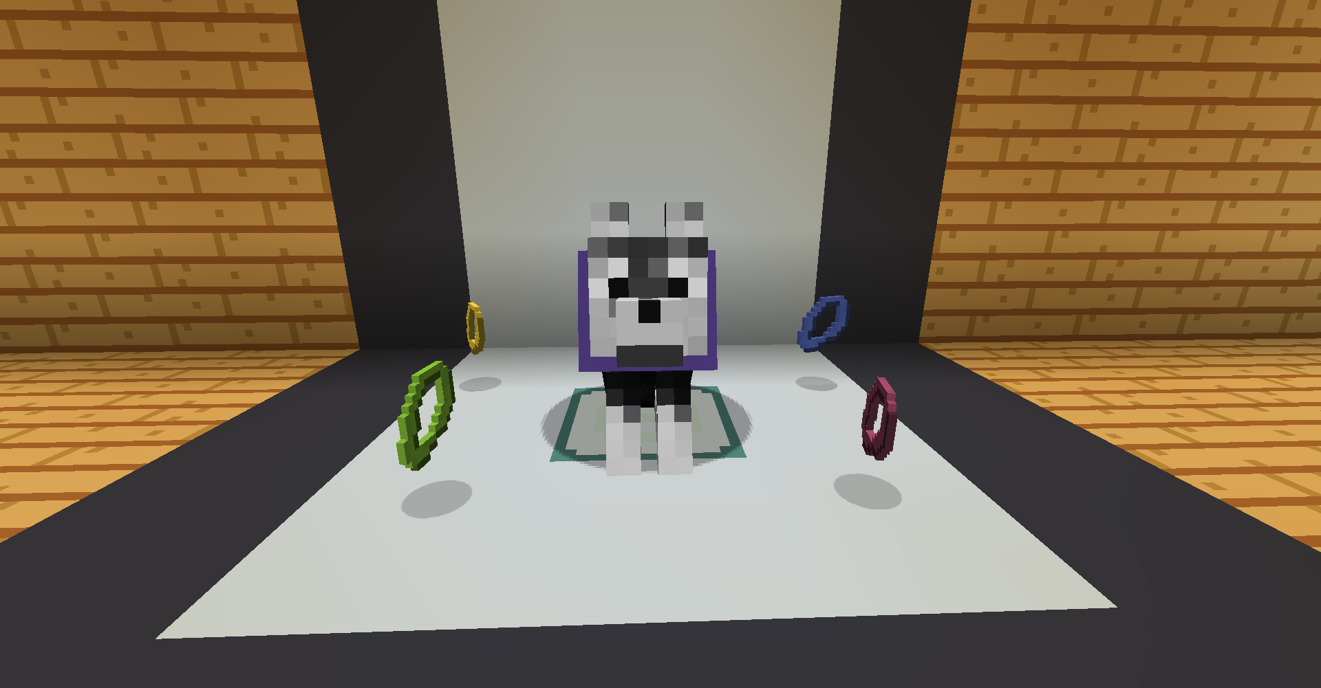 Wool Collar Display Wool Collar Display